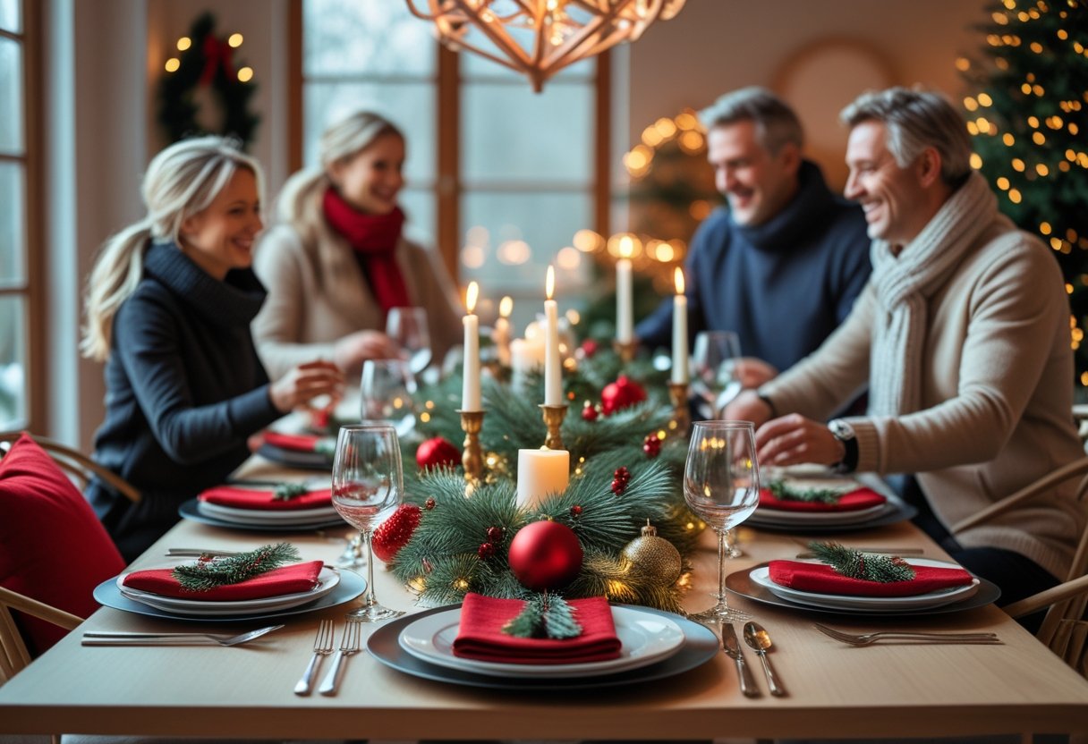 Sådan skaber du den perfekte julestemning med spisebordssæt til julebordet